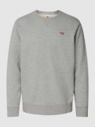 Levi's® Sweatshirt mit Label-Stitching in Hellgrau, Größe XS