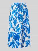 MSCH Copenhagen Midirock mit Allover-Print Modell 'Sinaia' in Royal, G...