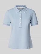 Gant Regular Fit Poloshirt im unifarbenen Design in Hellblau, Größe S