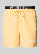 Calvin Klein Underwear Badehose mit elastischem Bund in Orange, Größe ...