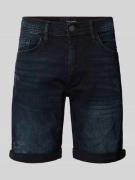 Blend Slim Fit Jeansshorts im 5-Pocket-Design in Black, Größe L