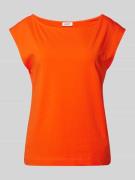 Esprit T-Shirt mit Kappärmeln in Orange, Größe XS