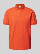 Gant Regular Fit Poloshirt mit Label-Stitching in Orange, Größe M