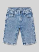 s.Oliver RED LABEL Regular Fit Jeansshorts im 5-Pocket-Design in Blau,...