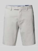 POLO RALPH LAUREN Slim Stretch Fit Shorts im unifarbenen Design in Hel...