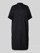MOS MOSH Knielanges Kleid mit Knopfleiste Modell 'Arieth' in Black, Gr...