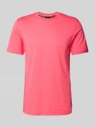 BOSS T-Shirt mit Label-Print Modell 'Thompson' in Pink, Größe S