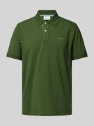 Gant Regular Fit Poloshirt mit Label-Stitching in Oliv, Größe S