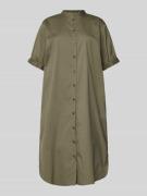 MOS MOSH Knielanges Kleid mit Knopfleiste Modell 'Arieth' in Khaki, Gr...