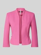 Swing Blazer mit offener Vorderseite in Pink, Größe 42