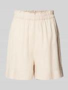 Only Loose Fit Shorts mit elastischem Bund Modell 'TOKYO' in Ecru, Grö...