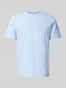 Tom Tailor T-Shirt mit Strukturmuster in Hellblau, Größe S