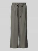 Soyaconcept Regular Fit Culotte mit Bindegürtel Modell 'Radia' in Khak...