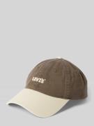 Levi's® Basecap mit Colour-Blocking-Design in Khaki, Größe One Size