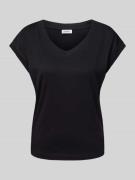 Esprit T-Shirt mit Kappärmeln in Black, Größe XXL