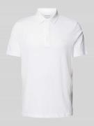 CK Calvin Klein Regular Fit Poloshirt mit Knopfleiste in Weiss, Größe ...