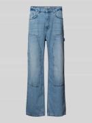 REVIEW Baggy Fit Jeans mit Hammerschlaufe in Blau, Größe 28