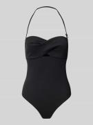 Calvin Klein Underwear Badeanzug mit Neckholder in Black, Größe L