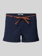 Only Shorts mit Gürtel Modell 'EVELYN' in Marine, Größe L