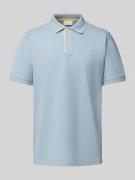 Gant Regular Fit Poloshirt mit Label-Stitching in Hellblau, Größe M