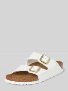 Birkenstock Sandalen mit Dornschließe Modell 'Arizona' in Weiss, Größe...