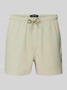 Only & Sons Regular Fit Badehose mit Strukturmuster Modell 'TED LIFE' ...