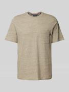 Jack & Jones Premium T-Shirt mit Motiv-Print in Taupe, Größe L