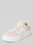 ADIDAS SPORTSWEAR Plateau-Sneaker aus Leder-Mix Modell 'COURT' in Hell...