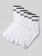 BOSS Socken mit Label-Print im 6er-Pack in Weiss, Größe 39-42