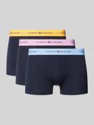 Tommy Hilfiger Trunks mit elastischem Logo-Bund im 3er-Pack in Dunkelb...