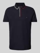 Tommy Hilfiger Regular Fit Poloshirt mit Logo-Stitching in Marine, Grö...