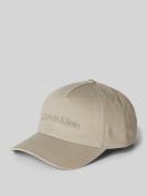 CK Calvin Klein Basecap mit Label-Print Modell 'CK MUST' in Sand, Größ...