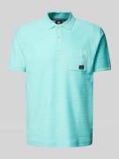 Lerros Poloshirt mit Label-Patch in Mint, Größe L