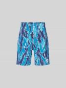 Billionaire Boys Club Shorts mit Allover-Muster in Blau, Größe L