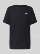 Nike T-Shirt mit Logo-Stitching in Black, Größe XS