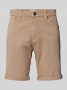 Jack & Jones Bermudas mit 5-Pocket-Design in Beige, Größe L