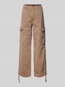 Silver Jeans Loose Fit Cargohose mit Cargotaschen in Beige, Größe 26