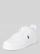 POLO RALPH LAUREN Sneaker mit Logo-Stitching Modell 'MASTERS' in Weiss...