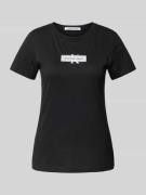 Calvin Klein Jeans Slim Fit T-Shirt mit Label-Print Modell 'MONOLOGO' ...