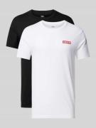 Levi's® T-Shirt mit Label-Print in Black, Größe L