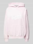 Pegador Oversized Hoodie mit Label-Print Modell 'VINYA' in Rosa, Größe...