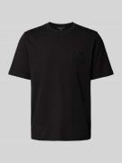 Michael Kors T-Shirt mit Label-Stitching Modell 'CHARM' in Black, Größ...