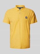 Lerros Regular Fit Poloshirt mit Label-Badge in Orange, Größe L