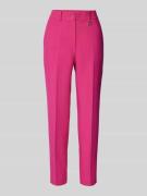 JOOP! Tapered Fit Stoffhose mit Bügelfalten in Fuchsia, Größe 36