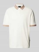 ARMANI EXCHANGE Regular Fit Poloshirt mit Kontraststreifen in Weiss, G...