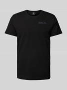 G-Star Raw T-Shirt mit Label-Print in Black, Größe M