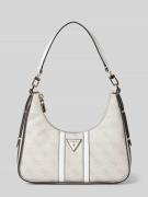 Guess Handtasche mit Label-Applikation Modell 'NOREEN' in Hellgrau, Gr...