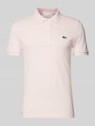 Lacoste Slim Fit Poloshirt mit Label-Badge Modell 'CORE' in Hellrosa, ...