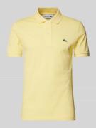 Lacoste Slim Fit Poloshirt mit Label-Badge Modell 'CORE' in Gelb, Größ...