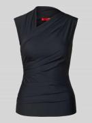 MAX&Co. Top mit asymmetrischem V-Ausschnitt Modell 'Gavino' in Black, ...